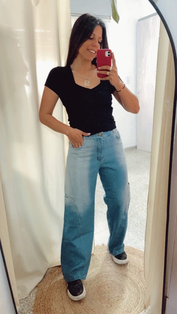 Wide Leg Recortes