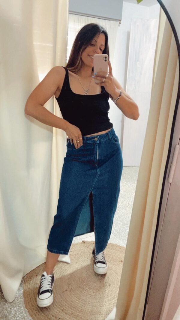 Maxi Falda Jean