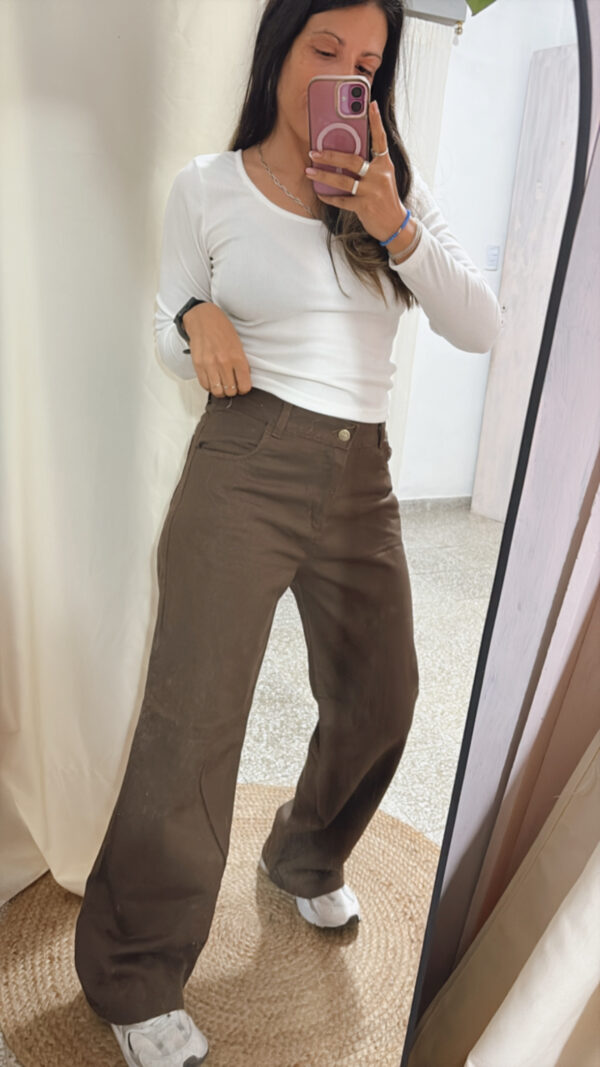 Wide Leg Choco - Imagen 2