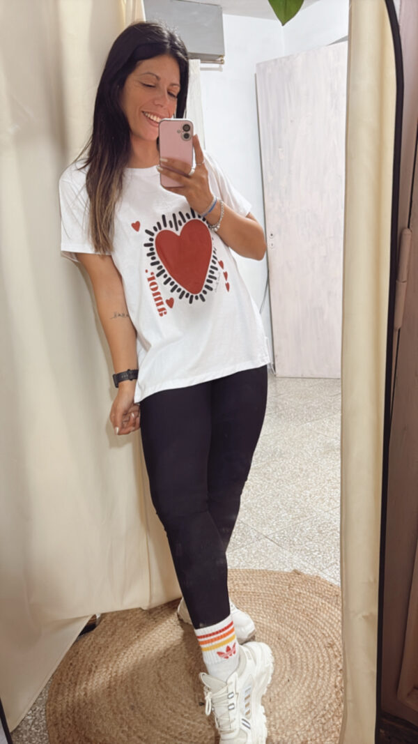 Remera Amor By Ponte Bonita