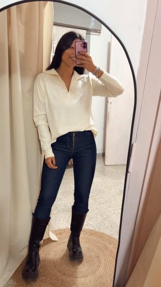 Sweater Polo Liso - Imagen 4
