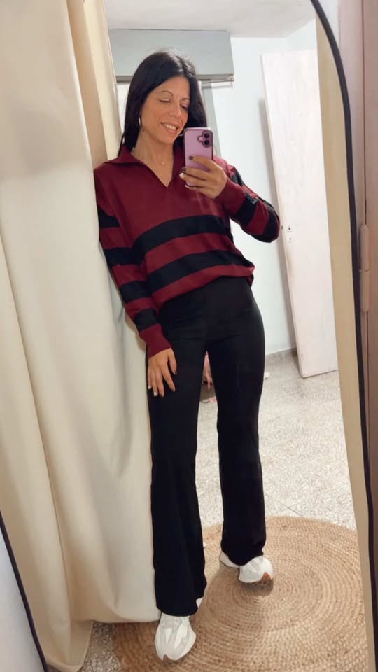 Sweater Polo Rayado