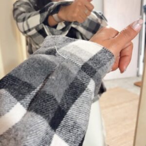 Camisa Paño Escocesa - GRIS