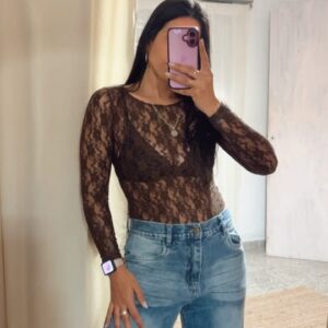 Body Encaje Choco