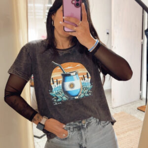 Remera Lavada Mate