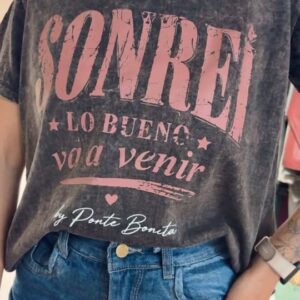 Remera Sonreí By Ponte Bonita